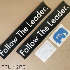FTL Follow The Leader Type Sticker 2PC & Elephant Sticker 1PC セット