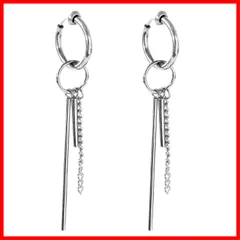 【迅速発送】SEIYA INTERNATIONAL イヤリング メンズ フェイクピアス イヤーカフ フープイヤリング レディース ノンホールピアス 韓国 穴なし 両耳セット