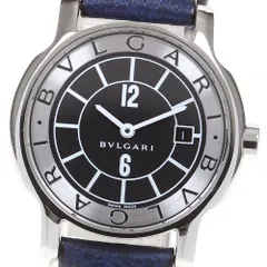 ブルガリ BVLGARI ST29S ソロテンポ デイト クォーツ レディース_  