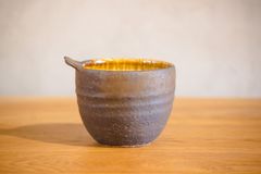 【信楽焼】ブラウンタグ　マルカップ