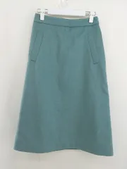 ◇ Sonny Label URBAN RESEARCH バックウエストゴム 膝下丈 ナロー スカート サイズ F7 グリーン レディース  【中古】 【1206300003485】