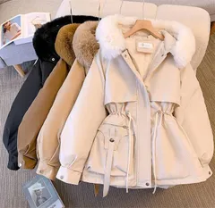 裏ボア コート ジャケット レディース  フード付き 裏起毛 厚手 ボア 中綿コート ムートン 中綿 ダウン風 長袖 無地 アウター 前開き 羽織り ポケット 防寒 xzjhbrc#