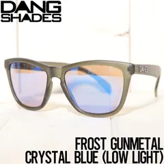 サングラス ウェリントン DANG SHADES ダンシェイディーズ OG Basic Frost Gunmetal X Crystal Blue (Low Light)のサムネイル
