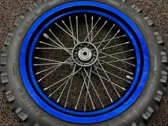 Dトラッカー klx250 モトクロス ホイール前後セット タイヤ付き早い者勝ち Z-WHEEL ズィーウィール AR1モタードホイールキット トレール
