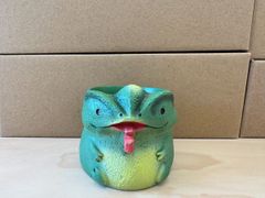 【カメレオン】リトルレジンポット　アニマル　5485　多肉植物　ミニプランター　プリザーブドフラワー　ポリレジン　レジンポット　レジン　小物入れ　ガーデニング雑貨　かわいい　プレゼント　ギフト　★まとめ買い値下げ交渉可★