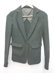 ◇ ⊇ DOUBLE STANDARD CLOTHING 長袖 テーラード ジャケット サイズ36 ブラック レディース P  【1409250047459】のサムネイル