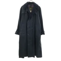 Barbour バブアー 90s 3ワラント TRENCH COAT オールド オイルド トレンチコート C36 グレー系 メンズ 古着のサムネイル