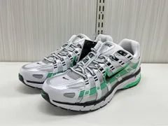 NIKE ナイキ P-6000 メンズ スニーカー CD6404-104 サイズ:27cm US9 ホワイト×メタリックシルバー×グリーン