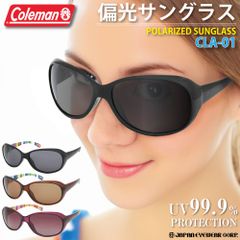 Coleman コールマン レディース 偏光 サングラス UVカット 紫外線 カット スポーツ 【 Coleman CLA01 】 おしゃれ かわいい ブランド UV400 CLA01-1 CLA01-2 CLA01-3