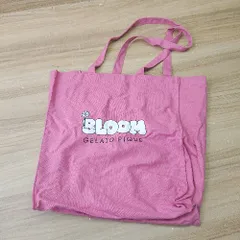 ◇ gelato pique ジェラートピケ ロゴ プリント 大きめサイズ トート ハンド バッグ ピンク系 レディース E  【1406180082369】