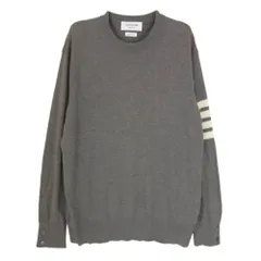 THOM BROWNE トムブラウン MKCO54A-00014415 4BAR  ウール ニット 長袖 ロングスリーブ セーター グレー系 4【中古】のサムネイル