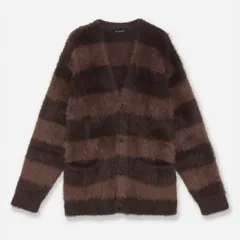 メルヴィンス SHAGGY CARDIGAN ブラウン サイズL S3075 2025年最新】mlvince カーディガンの人気アイテム - メルカリ