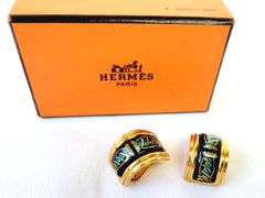 エルメス エマイユ GP 七宝焼き イヤリング アクセサリー HERMES