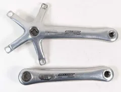 再値下げ<中古> DE ROSA刻印カンパ スーパーレコード クランク53×42 カンパニョーロ スーパーレコードORD C-Ti 12段 52-36T クランク