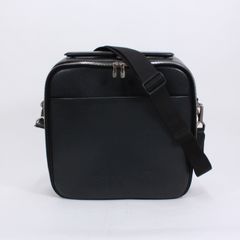 LOUIS VUITTON トゥラ タイガ タイガ アルドワーズ レザー ブラック ショルダーバッグ シルバー M30762