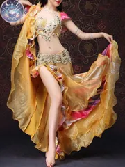 美品⭐︎ベリーダンス衣装⭐︎ブラベルト＆スカート付き ベリーダンス衣装 ブラベルトのおすすめ人気商品一覧 通販