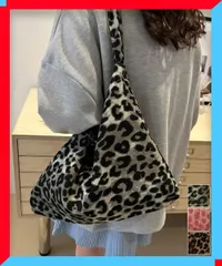 新品 軽量レオパードトートバッグ レディース キャンバス 鞄 アニマル柄 エコバッグ 韓国風 おしゃれ 【送料無料】