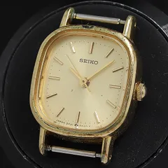 稼働 SEIKO 2P21-0260 ゴールド 腕時計 新品電池 クォーツ 不動】SEIKO レディース ゴールド クォーツ腕時計 2P21-0260