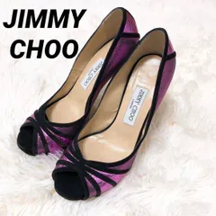 JIMMY CHOO　ジミーチュウ　ハイヒール　パンプス　ピンク　ラメ　高級