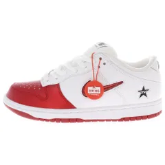 NIKE SB (ナイキエスビー) 19AW ×SUPREME DUNK LOW Varsity Red White シュプリーム ダンクロー バーシティレッド ローカットスニーカーシューズ ホワイト/レッド US9.5/27.5cm CK3480-600