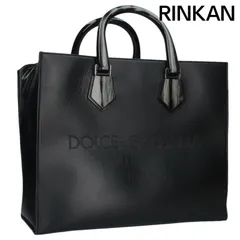 【極美品】ドルチェ&ガッバーナ　レザー トートバッグ　ロゴ プレート　大容量 2025年最新】D&G ／ Dolce＆Gabbana メンズ トートバッグの人気