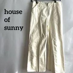 house of sunny パンツ　ズボン　白　ホワイト　ワイド　ロング