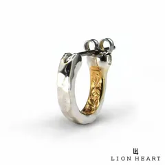 ライオンハート クロッシングピアス シークレットヘリテイジ シルバー925 S 片耳用 1点売り メンズ ブランド LION HEART