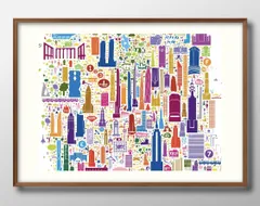 2023年最新】地図 ポスター ニューヨークの人気アイテム - メルカリ