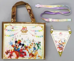 【中古】グッズセット 集合 トートバッグ＆ルームキーケース(ピンク) 「東京ディズニーリゾート40周年 “ドリームゴーラウンド” グランドフィナーレ」 スペシャルルーム 宿泊特典