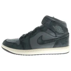 NIKE (ナイキ) Women's Air Jordan 1 Mid SE Smoke Grey ウィメンズ エアジョーダン1 ミッド SE スモークグレー ハイカットスニーカー FJ3448-001 US9.5/27.5cm