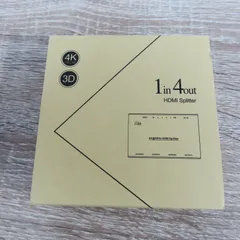 未開封品 HDMI 分配器1入力 4出力 4K@60Hz同時出力 HDMI スプリッター ハブ 4画面 hdmi 増設 オーディオ同期 4Kx2K/ 1080P解像度