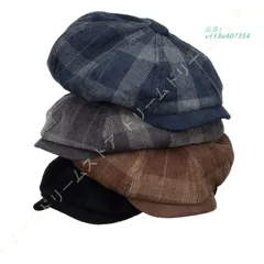メンズ 8パネル キャスケット ニュースボーイキャップ 帽子 ハット 八角形キャップ 大きサイズ ベレー帽 レディース 秋冬 ハンチング アーティストキャップ  vii3u407354