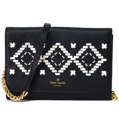 ケイトスペード バッグ katespade レザー メイウィート フリンストリート 2WAY ショルダー クラッチバッグ ブラック 5489