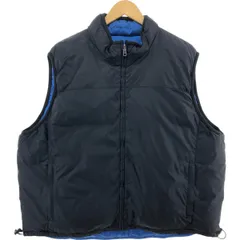 古着 エディーバウアー Eddie Bauer リバーシブル グースダウンベスト メンズXL相当/eaa462364