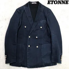 【美品】ETONNE エトネ コーデュロイ調 テーラードジャケット ネイビー 2025年最新】ETONNE ジャケットの人気アイテム - メルカリ