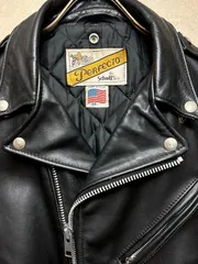 茶芯80,sオールドモデルU.S.A.製Schott618USバイカータグ34