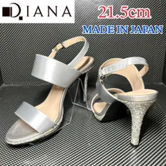 ✨美品✨ダイアナ サンダル ハイヒール グリッター 日本製 シルバー 21.5c