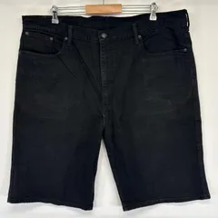 古着 リーバイス Levi's ショートパンツ 569 デニム ショーツ ハーフパンツ ジーンズ ジーパン w42  ブラック メンズ