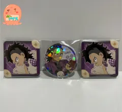 不死川玄弥　鬼滅の刃　ホワイトデー　ポップアップショップ 絆の軌跡　缶バッジ　ufotable 【３個セット】