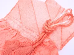 【一輝堂】【着物】和装小物　帯締め帯揚げセット　振袖用　丸組　総絞り　ラメ糸　25w02-2225