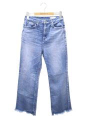 アッパーハイツ THE TAYLOR -ULTRA MARINE DESTROY- 980119 23 ライトブルー ダメージ加工 クロップド カットオフ デニムパンツ ボトムス IT75C4J7DY6K