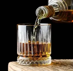 ウイスキーグラス ブランデーグラス ロックグラス クリア グラス クリスタルグラス ウイスキー　 300ML 2個セット