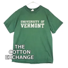 the cotton exchange USA製 スウェット 2段プリント da472860917a2e9ab7a57837156027