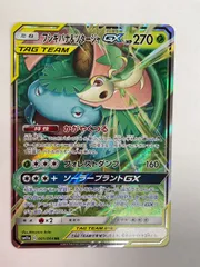 080[PK]Y1231(カード) フシギバナ＆ツタージャGX 001/064 RR やや傷や汚れあり 9/13出品