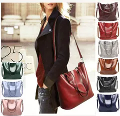 【即納】新品送料無料ショルダーレザートートバッグ 2way A4手提げ 肩掛け斜めがけ