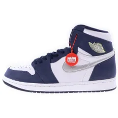 NIKE (ナイキ) AIR JORDAN 1 HIGH OG CO.JP 2020 エアジョーダン ハイカットスニーカー ホワイト/ネイビー US10/28cm DC1788-100