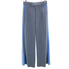 MAISON SPECIAL メゾンスペシャル チェック ストレッチパンツ 36 グレー系 裾スリット メンズ 古着のサムネイル