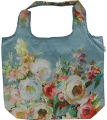 クーラーエコバッグ ダンフイ ナイ「ジョイオブガーデン」 ゆうパケット 折り畳み マイバッグ コンパクト 花柄 かわいい ショッピングバッグ 保冷バッグ Lサイズ