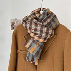 ☆ タイプA ☆ マフラー nazjmf2300 マフラー チェック レディース ストール 大判 ショール スカーフ 秋冬 首巻き 肩掛け 巻き物 羽織り おしゃれ 大判ストール 学生 チェッカー柄 シンプル 大人可愛い かわいい 通勤 通学
