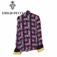 美品⭐︎エミリオプッチ 総シルクシースルーブラウス 36サイズ 美品⭐︎エミリオプッチ 総シルクシースルーブラウス 36サイズ
